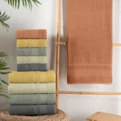 Schafer Home Arya 70x140 Havlu 1 Parça-Kiremit - 1