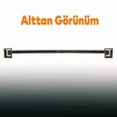 Pelikan Mobilya Mutfak Dolabı Çekmece Dolap Kapak Kulpu Düz Metal Kulpları Kulbu Kulpu 224 Mm Krom - 4