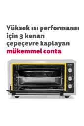 Simfer 4543 Inox 45 Litre Turbo Midi/mini Fırın thumbnail 6