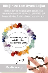 Unisex Koç Burcu Enerjisini Yükselten Doğal Taş Bileklik Koç Burçları Için Burç Taşı Bileklik - 3