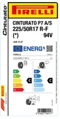 Pirelli 225/50R17 94V Rft P7 Allseason M+S * C-C-72 4 Mevsim Oto Lastiği (Üretim Yılı: 2023) - 2