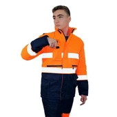 Persmont RUK14 Fosforlu Turuncu Reflektörlü Uzun Kaban  S thumbnail 1