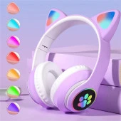 Torima Stn-28 Mor Kulak Üstü Kablosuz Bluetooth Kulaklık - 2