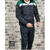 Lacoste Maraton siyah yeşil Eşofman Takımı - 1