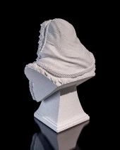 Nordic Noel Baba Büst-Biblo Yılbaşı Dekoru-Büyük Boy 20 CM - 4