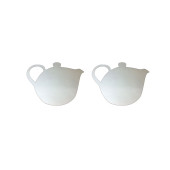 AYNALI DUVAR SÜSÜ (STİCKER) 2 ADET ÇAYDANLIK ŞEKİLLİ 20X15X0,6CM - 2