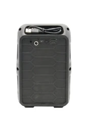 Yüksek Kaliteli Mikrofonlu Işıklı Taşınabilir Bluetooth Kablosuz Hoparlör Usb SD Kart Girişli - 2