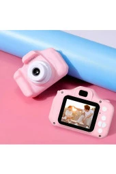 Mini 1080p Hd Kamera Çocuklar Için Dijital Fotoğraf Makinesi 5 Adet Oyunlu 4 GB SD Kart Hediyeli - 4