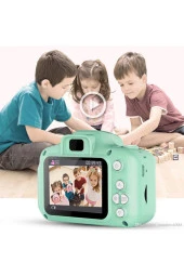 Mini 1080p Hd Kamera Çocuklar Için Dijital Fotoğraf Makinesi 5 Adet Oyunlu 8g SD Kart Hediyeli - 3