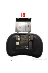 Smart Işıklı Kablosuz Mini Klavye Yeni Nesil Televizyon Klavyesi Mouse Özellikli - 4