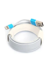 3 Metre Micro Typ-c Ligtning USB Şarj Kablosu. Tüm Android Ve İOS Cihazlara Uyumlu Şarj Kablosu thumbnail 2