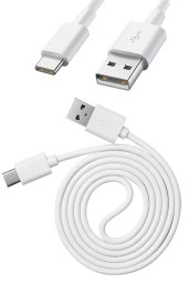 3 Metre Micro Typ-c Ligtning USB Şarj Kablosu. Tüm Android Ve İOS Cihazlara Uyumlu Şarj Kablosu - 2