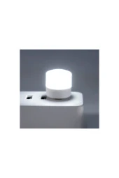 Mini USB Kamp ve Gece Lambası Yuvarlak LED Lamba 4 Adet Uyumlu - 4