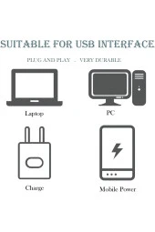 Mini USB Kamp ve Gece Lambası Yuvarlak LED Lamba 4 Adet - 5