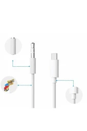 Samsung Xiaomi Uyumlu Aux Kablosu Typ-c To 3.5mm Jack Aux Kablo - 2