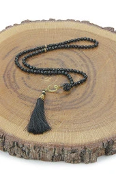 Almanca Mealli Medine Hatlı Kuranı Kerim ve Seccade Seti Siyah thumbnail 7