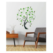 DUVAR SÜSÜ (STİCKER) 2 ADET AĞAÇLI ŞEFFAF FİLMLİ PVC 70X50X0,5CM - 1