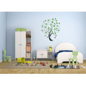 DUVAR SÜSÜ (STİCKER) 2 ADET AĞAÇLI ŞEFFAF FİLMLİ PVC 70X50X0,5CM - 3