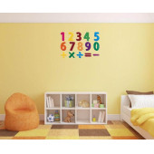 DUVAR SÜSÜ (STİCKER) 2 ADET RAKAMLI DESEN PVC 48X33X0,5CM - 3