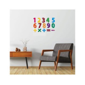 DUVAR SÜSÜ (STİCKER) 2 ADET RAKAMLI DESEN PVC 48X33X0,5CM - 4