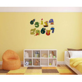 DUVAR SÜSÜ (STİCKER) 2 ADET RENKLİ RAKAMLI PVC 48X33X0,5CM - 4