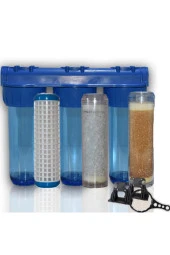 Daire Bina Sayaç Girişi 3 Aşama Su Arıtma Cihazı  Ağır Kireç Önleyici Yumuşatma Sistemi thumbnail 1