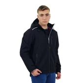 Persmont SMK05 Siyah Kapüşonlu Softshell Mont  M - 1