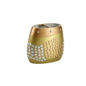 KALEMLİK ALTIN MOZAİK POLİRESİN OFİS GERECİ 10X10X5CM - 3