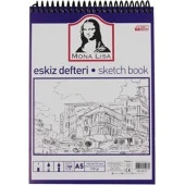 Südor Monalisa Eskiz Defteri A5 120g 50yp Telli - 1