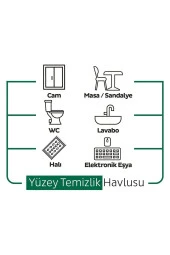 Sleepy Easy Clean Yüzey Temizlik Havlusu 100' Lü X 5 Adet - 5