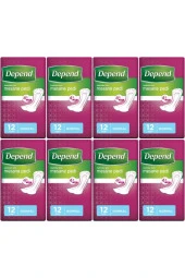 Depend Kadın Mesane Pedi Normal 12 li 8 Adet - 1