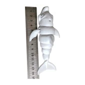 3D Hareketli Gülen Yunus Figürlü Oyuncak - Beyaz thumbnail 6