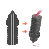 Elegoo Neptune 4-4 Pro Sertleştirilmiş Çelik Nozzle(0.4mm) thumbnail 2