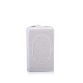 KALEMLİK ÇİÇEKLİ KARE MODEL SERAMİK OFİS GERECİ 8X8X11CM - 3