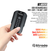 Strada St-600 Çift Yönlü Lityum Şarj Edilebilir Far - 7