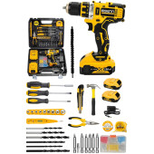 Eisenn Alman Turbo Vidalama Matkap 198 Vf 15 Ah Çelik Mandren Hiper Teknoloji 2 Akülü + 100 Parça Full Set - 1
