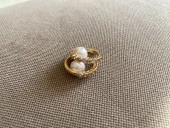 İncili VIP Halka Küpe - 1