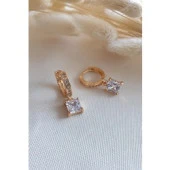 Baget Taşlı VIP Küpe - 2