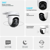TP-Link Tapo C500 Dış Mekan Yatay-Dikey Wİ-Fİ Güvenlik Kamerası - 3