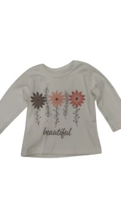 uğurböceğiçocuk Kız Bebek 3'lü Takım Fiyonklu Hırka Simli Kumaş 319 - 4