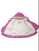 uğurböceğiçocuk Cool Pink 3152 İçi Kürklü Aylık Kız Çocuk bebek Mont kapşunlu mont - 6