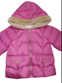 uğurböceğiçocuk Cool Pink 3152 İçi Kürklü Aylık Kız Çocuk bebek Mont kapşunlu mont - 5