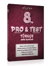 BİLFEN PRO&TEST 8. Sınıf Türkçe - Matematik ve Fen Bilimleri ve İnkilap Soru Bankası ( 4 Kitap) thumbnail 2