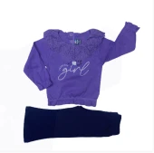 Nazar Baby 23647 Girls Baskılı 2'li Kız Takım - 7