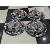 RENAULT MASTER 16 KROM İNÇ ÖN-ARKA JANT KAPAĞI 4 ADET KAPAK 4 ADET ÜÇGEN PRİZMA APARATI - 4