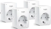 TP-LINK - Tapo P110 (4-pack) Mini Smart Wi-Fi Socket - 1