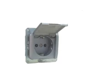 KELEBEK METALİK GRİ KAP.TOP.PRİZ METESAN - 1