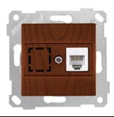 RİTA CEVİZ MEK+TUŞ 1RJ12 TEL.PRİZİ (12ADET) MUTLUSAN - 1