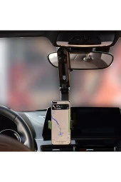 TechTic  Araç İçi Telefon Tutucu Dikiz Aynası Direksiyon Mutfak Çok Fonksiyonlu Telefon Tutucu - 3