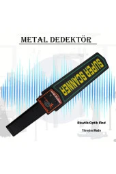 TechTic Metal Üst Arama El Dedektörü Güvenlik Havaalanı Okul - 1